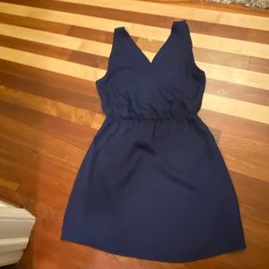 Dress with deep back  v neck